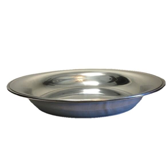 New Reed & Barton Arlington Serverware Collection Serving Tray Bowl Chip/Dip Set - Picture 4 of 12